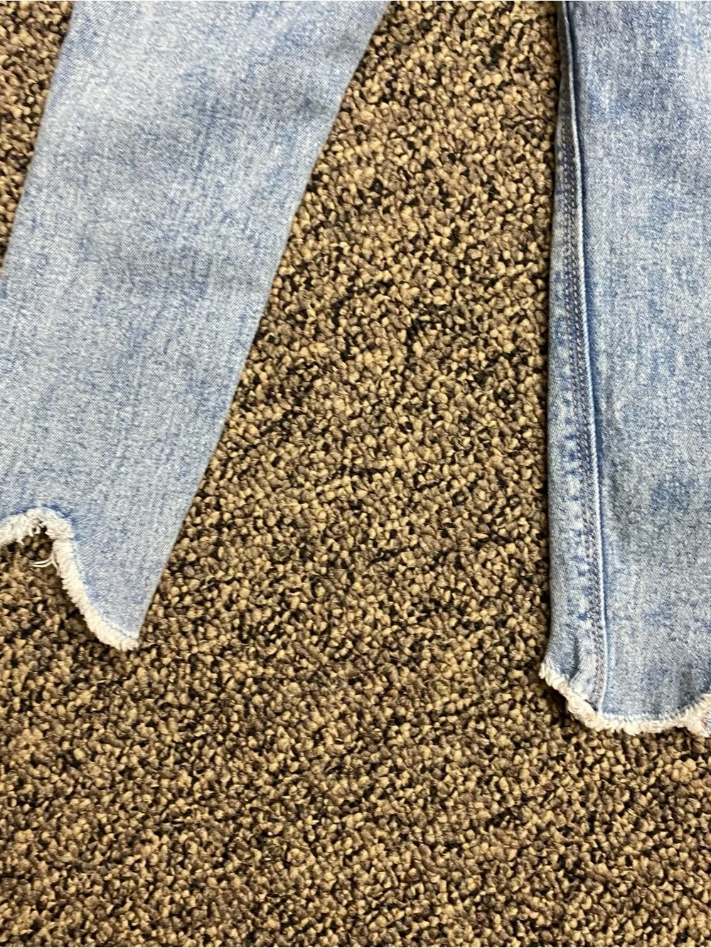 Zara Toddler Girls Hearts Long Sleeve & Distressed Denim Set Size 3-4